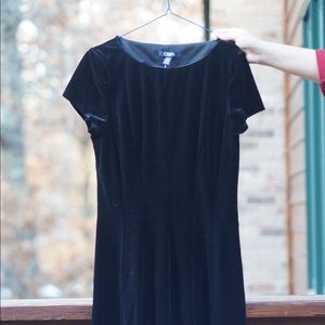 Chapps Black Velvet Dress